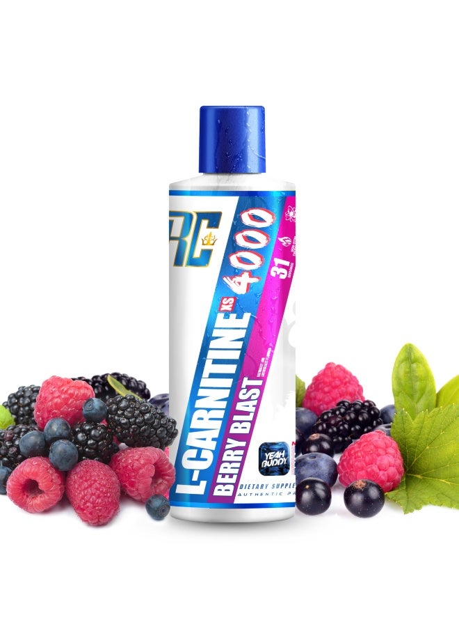 Ronnie Coleman L-Carnitine 4000 XS 465ml Berry Blast - Image 1